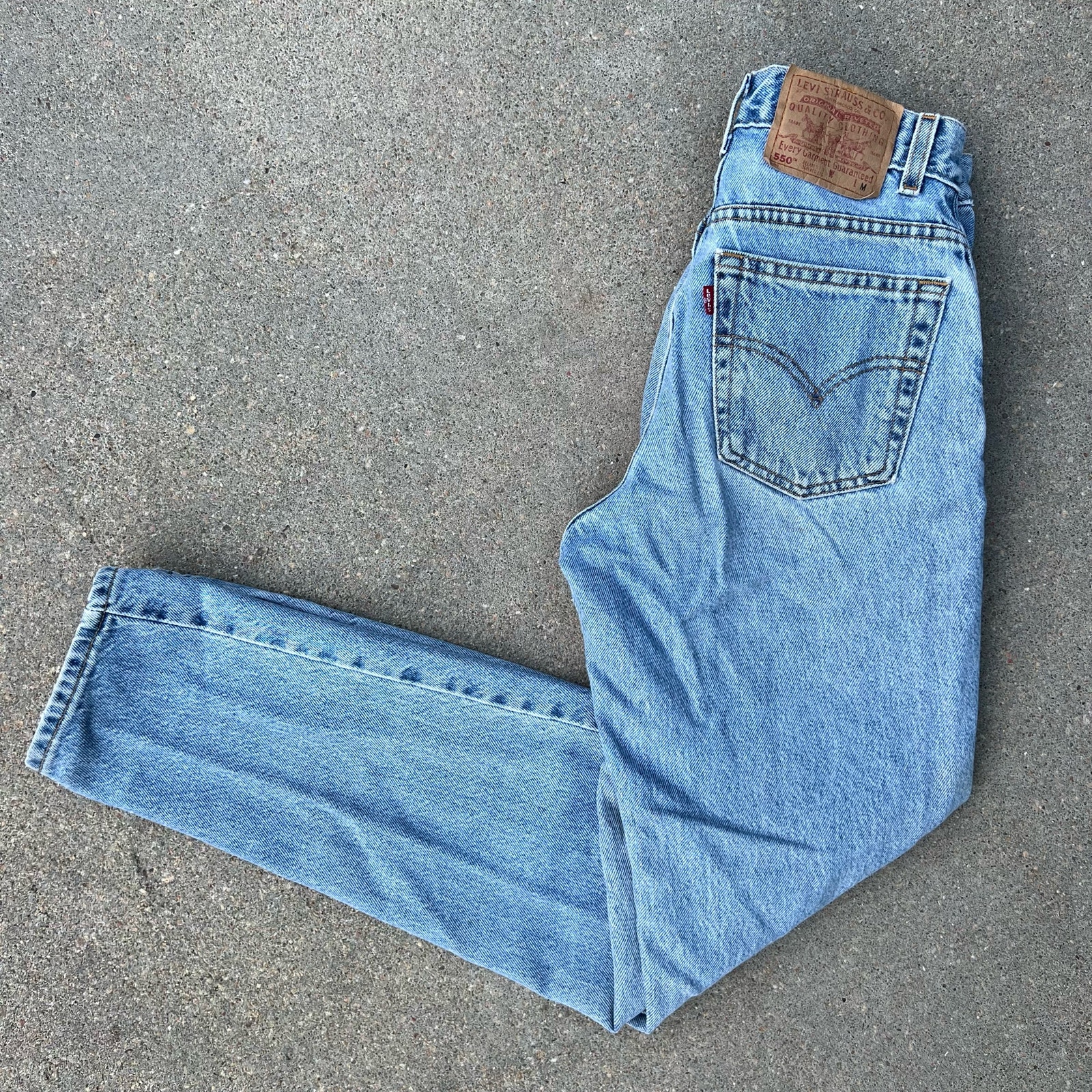 Vintage Y2k Levi’s 550 Relax Fit Tapered Leg Jeans Ladies 5 Jr M